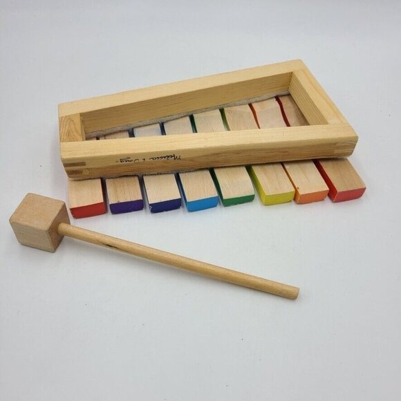 Melissa & Doug Beginner Band Learn-to-Play Wood Instruments Cymbals Lot 10 - Picture 8 of 8